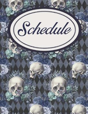 Book cover for Gothic Skulls and Diamonds Journal and Daily Planner