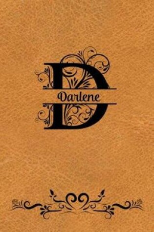 Cover of Split Letter Personalized Name Journal - Darlene