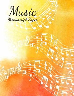 Book cover for manuscript music notebook