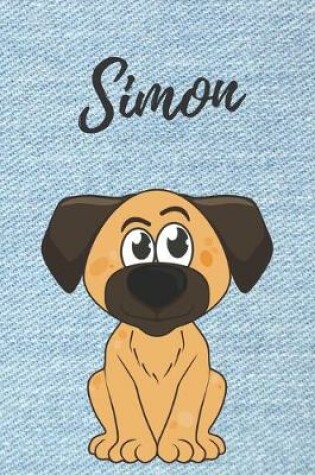 Cover of Simon Hunde-Notizbuch / Malbuch / Tagebuch