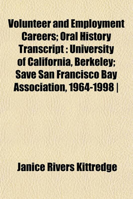 Book cover for Volunteer and Employment Careers; Oral History Transcript