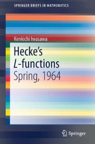 Cover of Hecke's L-functions