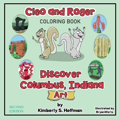 Cover of Cleo and Roger Discover Columbus, Indiana - Art (Coloring book)