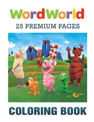 Book cover for Wordworld Coloring Book