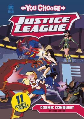 Book cover for Justice League: Cosmic Conquest