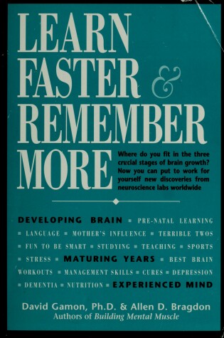 Cover of Learn Faster and Remember More