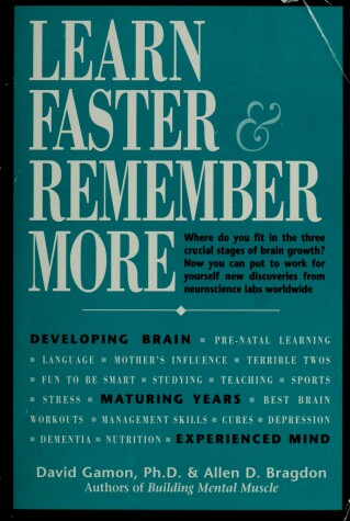 Book cover for Learn Faster and Remember More