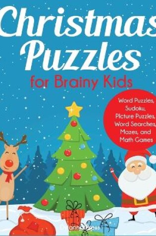 Cover of Christmas Puzzles for Brainy Kids