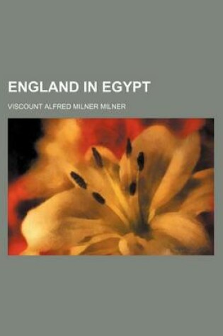 Cover of England in Egypt