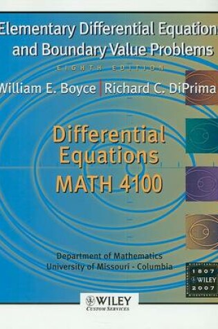 Cover of Elementary Differential Equations and Boundary Value Problem S