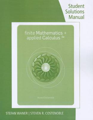 Book cover for Finite Mathematics + Applied Calculus