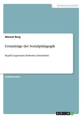 Book cover for Grundzuge der Sozialpadagogik