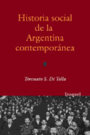 Cover of Historia Social de la Argentina Contemporanea