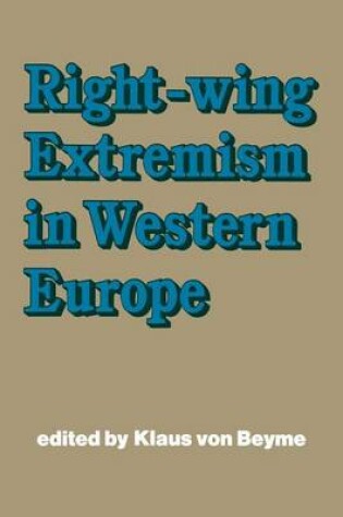 Cover of Right-Wing Extremism in Western Europe