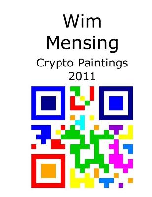 Book cover for Wim Mensing Crypto Paintings 2011