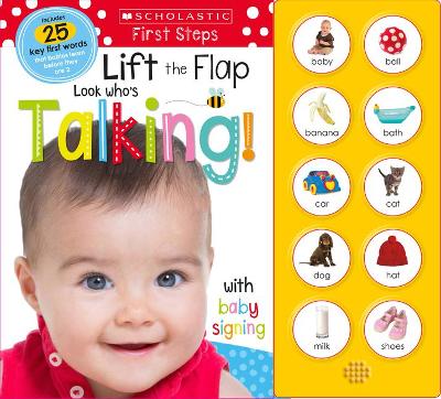 Cover of Look Who's Talking! Lift the Flap: Scholastic Early Learners (Sound Book)