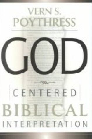 Cover of God Centered Biblical Interpretation