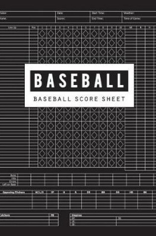 Cover of Baseball Score Sheet