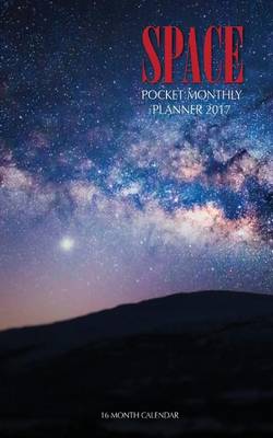 Book cover for Space Pocket Monthly Planner 2017