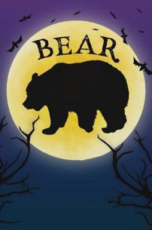 Cover of Bear Notebook Halloween Journal