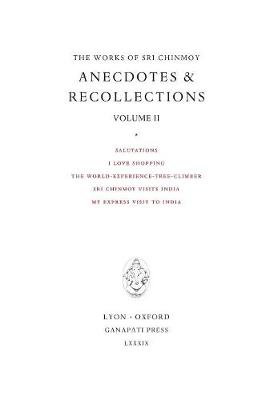 Cover of Anecdotes and Recollections II