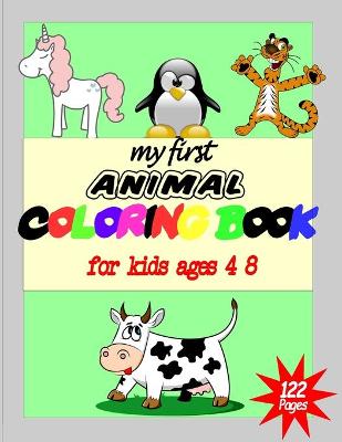 Book cover for My First Animal Coloring Book