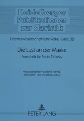 Book cover for Die Lust an Der Maske