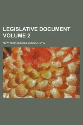 Cover of Legislative Document Volume 2