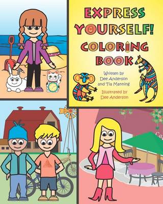 Book cover for EXPRESS YOURSELF Coloring Book