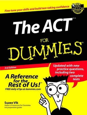 Book cover for The ACT for Dummies