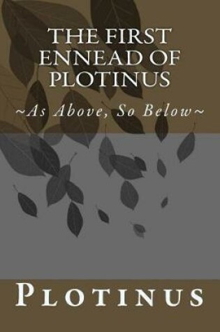 Cover of The First Ennead of Plotinus