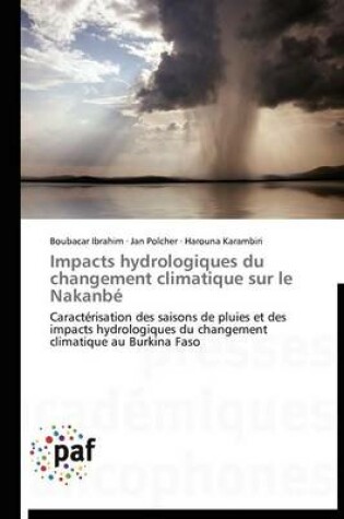 Cover of Impacts Hydrologiques Du Changement Climatique Sur Le Nakanbe