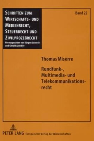 Cover of Rundfunk-, Multimedia- Und Telekommunikationsrecht