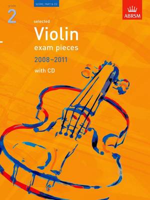 Cover of Selected Violin Exam Pieces 2008-2011, Grade 2, Score, Part & CD