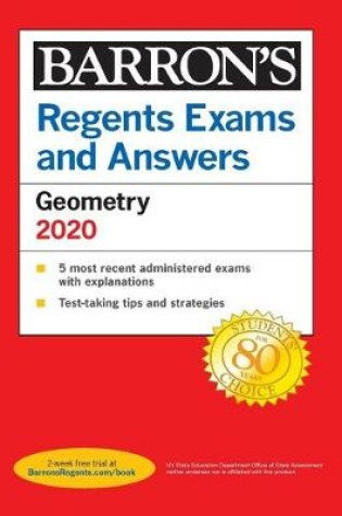 Cover of Regents Exams and Answers: Geometry 2020