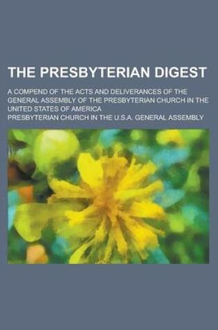 Cover of The Presbyterian Digest