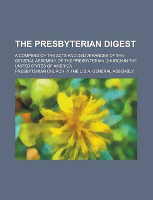 Book cover for The Presbyterian Digest