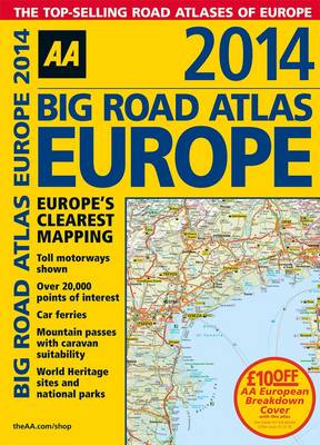 Cover of Aa Big Road Atlas Europe