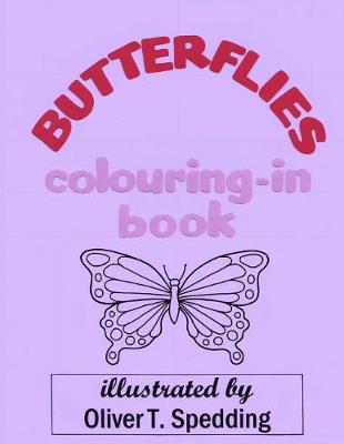 Book cover for Butterflies Colouring-in Book