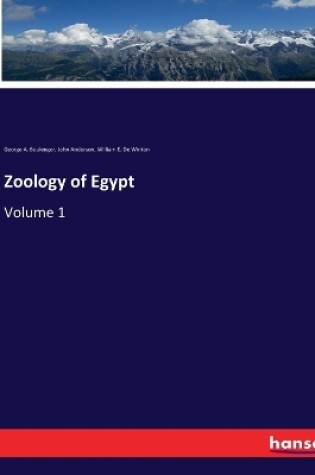 Cover of Zoology of Egypt