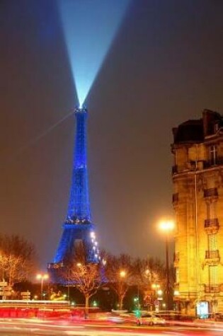 Cover of Eiffel Tower Lit Up in Blue Journal