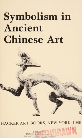 Book cover for Symbolism in Ancient Chinese Art