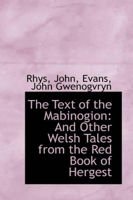 Book cover for The Text of the Mabinogion