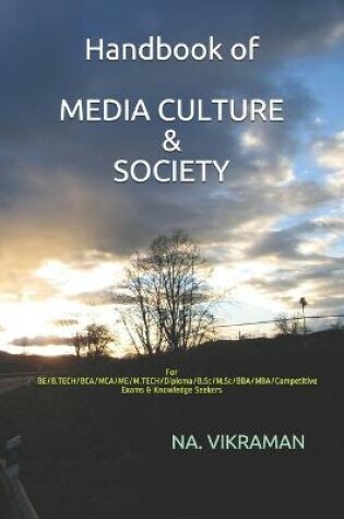 Cover of Handbook of MEDIA CULTURE & SOCIETY