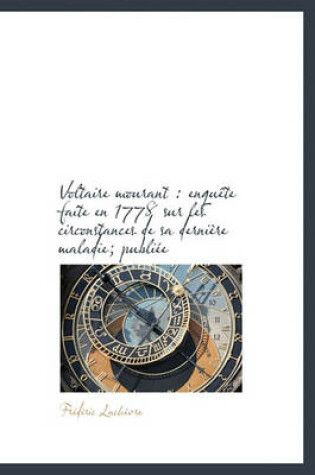 Cover of Voltaire Mourant