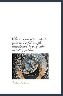 Book cover for Voltaire Mourant