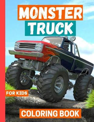 Book cover for Monster Truck Coloring Book