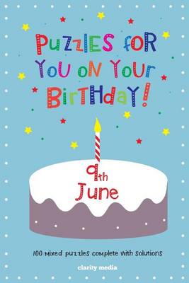 Book cover for Puzzles for you on your Birthday - 9th June