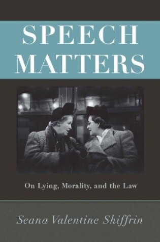 Cover of Speech Matters