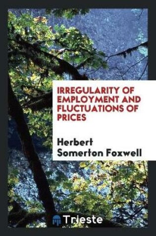 Cover of Irregularity of Employment and Fluctuations of Prices